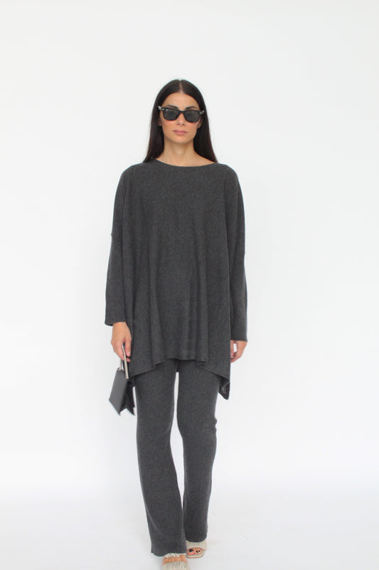 Girocollo oversize in misto Cashmere - Alyssa-0