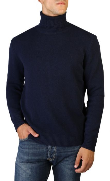 Maglia Uomo Collo Alto Cashmere Rigenerato Finezza 7-3