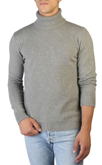 Maglia Uomo Collo Alto Cashmere Rigenerato Finezza 7-4