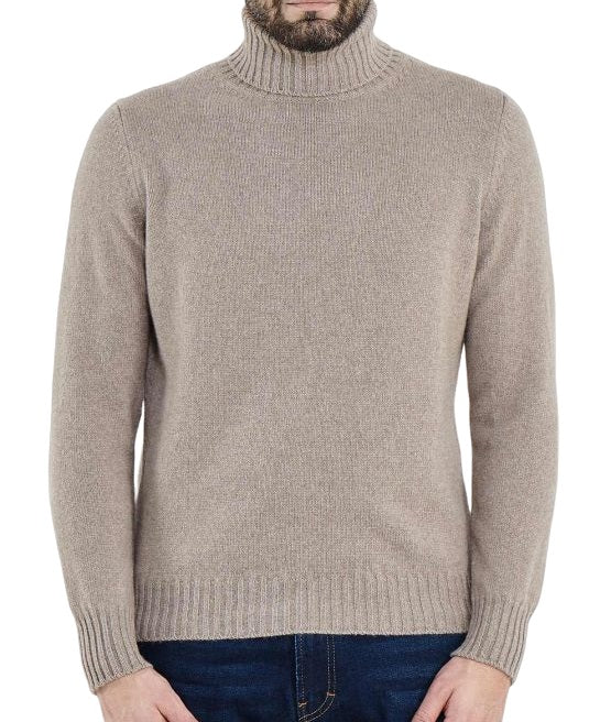 Maglia Uomo Collo Alto Cashmere Rigenerato Finezza 7-7