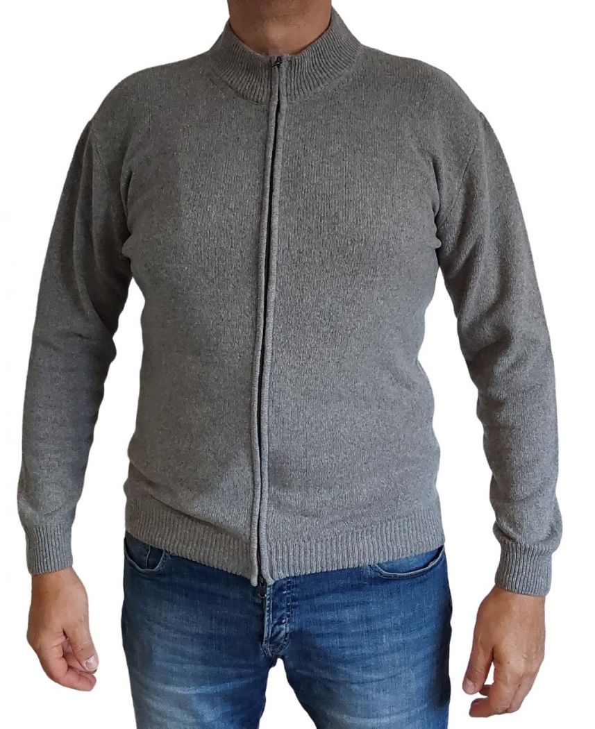 Maglia Uomo Zip Cashmere Rigenerato-2