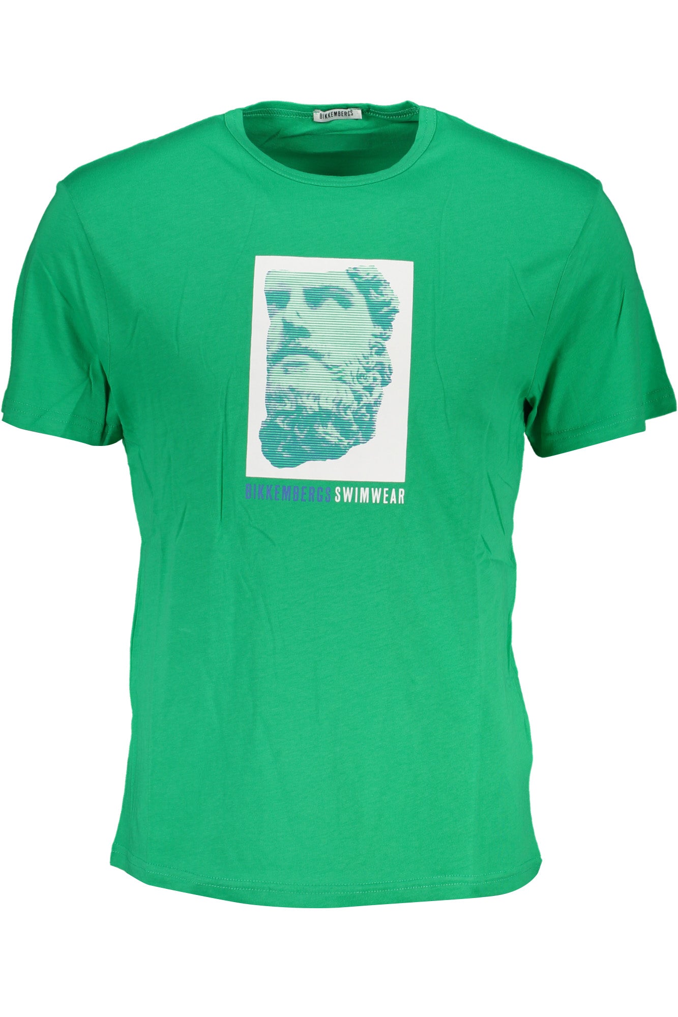 BIKKEMBERGS T-SHIRT MANICHE CORTE UOMO VERDE-0