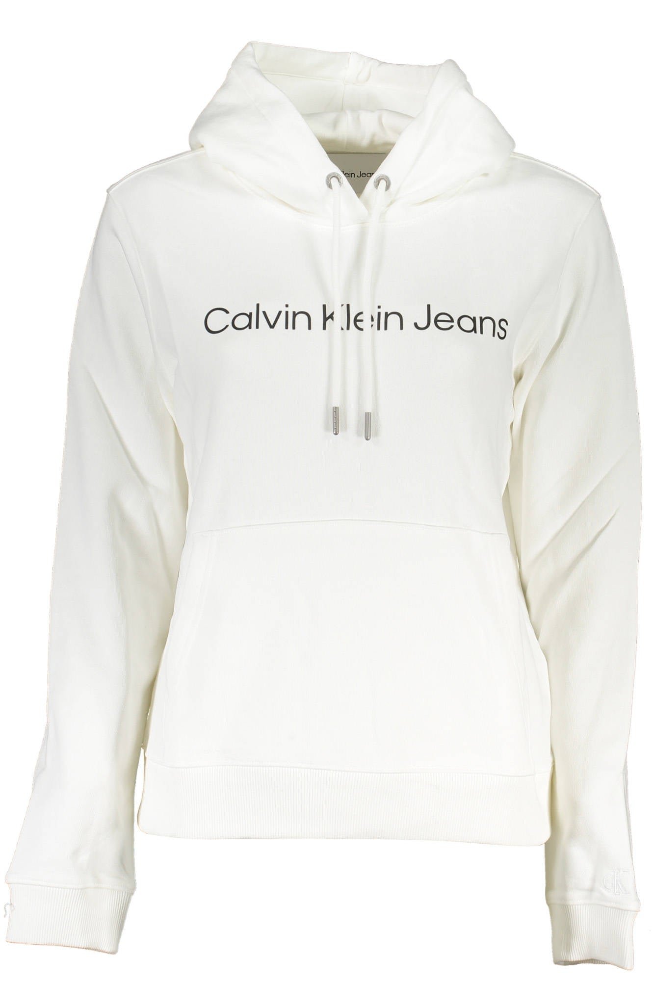 CALVIN KLEIN FELPA SENZA ZIP DONNA BIANCO-0