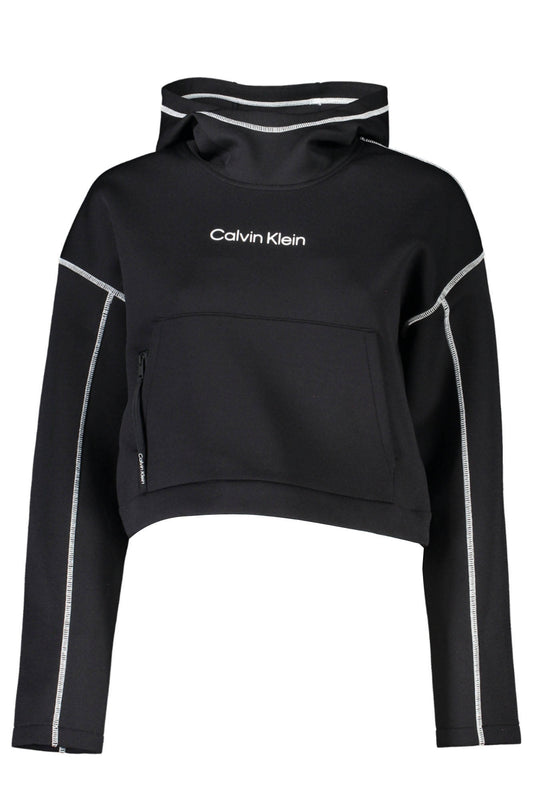 CALVIN KLEIN FELPA SENZA ZIP DONNA NERO-0