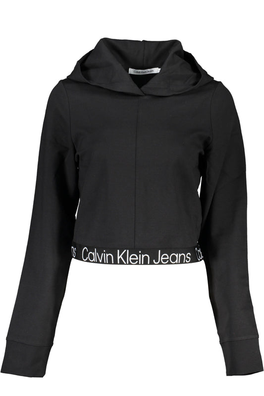 CALVIN KLEIN FELPA SENZA ZIP DONNA NERO-0