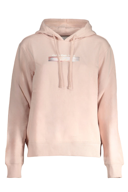 CALVIN KLEIN FELPA SENZA ZIP DONNA ROSA-0