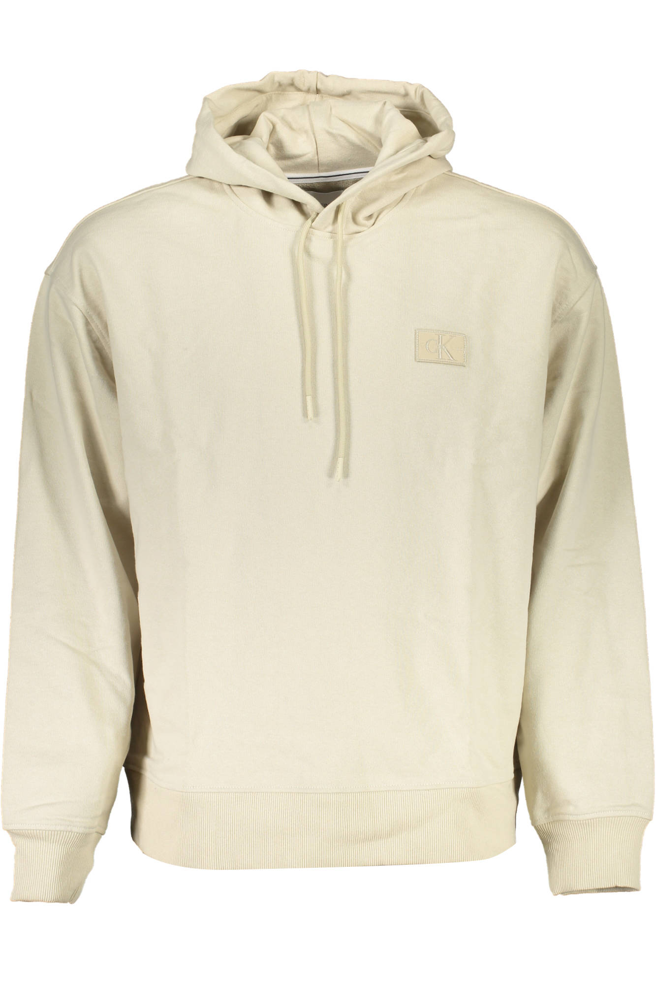 CALVIN KLEIN FELPA SENZA ZIP UOMO BEIGE-0