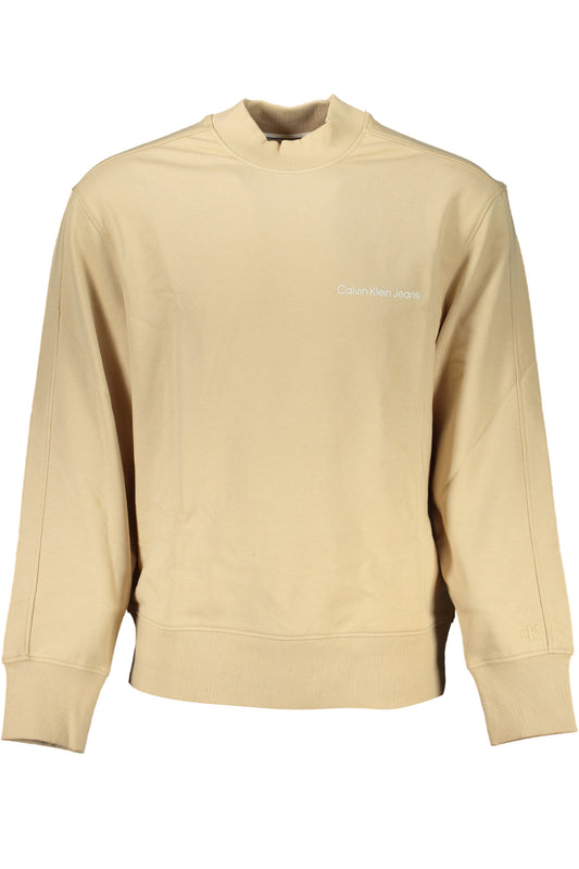 CALVIN KLEIN FELPA SENZA ZIP UOMO BEIGE-0