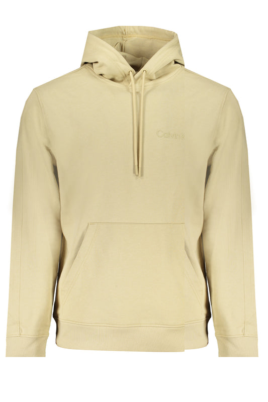 CALVIN KLEIN FELPA SENZA ZIP UOMO BEIGE-0