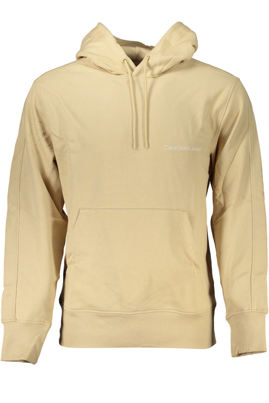 CALVIN KLEIN FELPA SENZA ZIP UOMO BEIGE-0