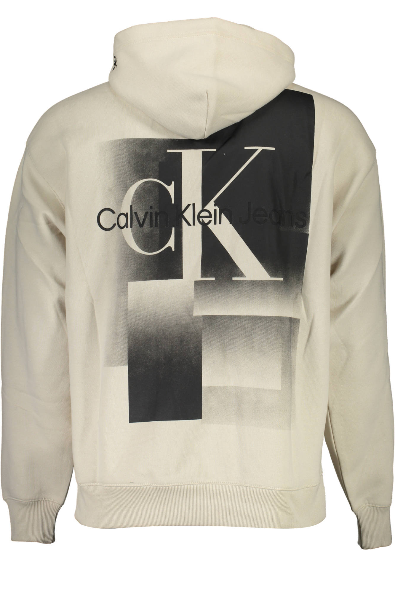 CALVIN KLEIN FELPA SENZA ZIP UOMO BEIGE-1