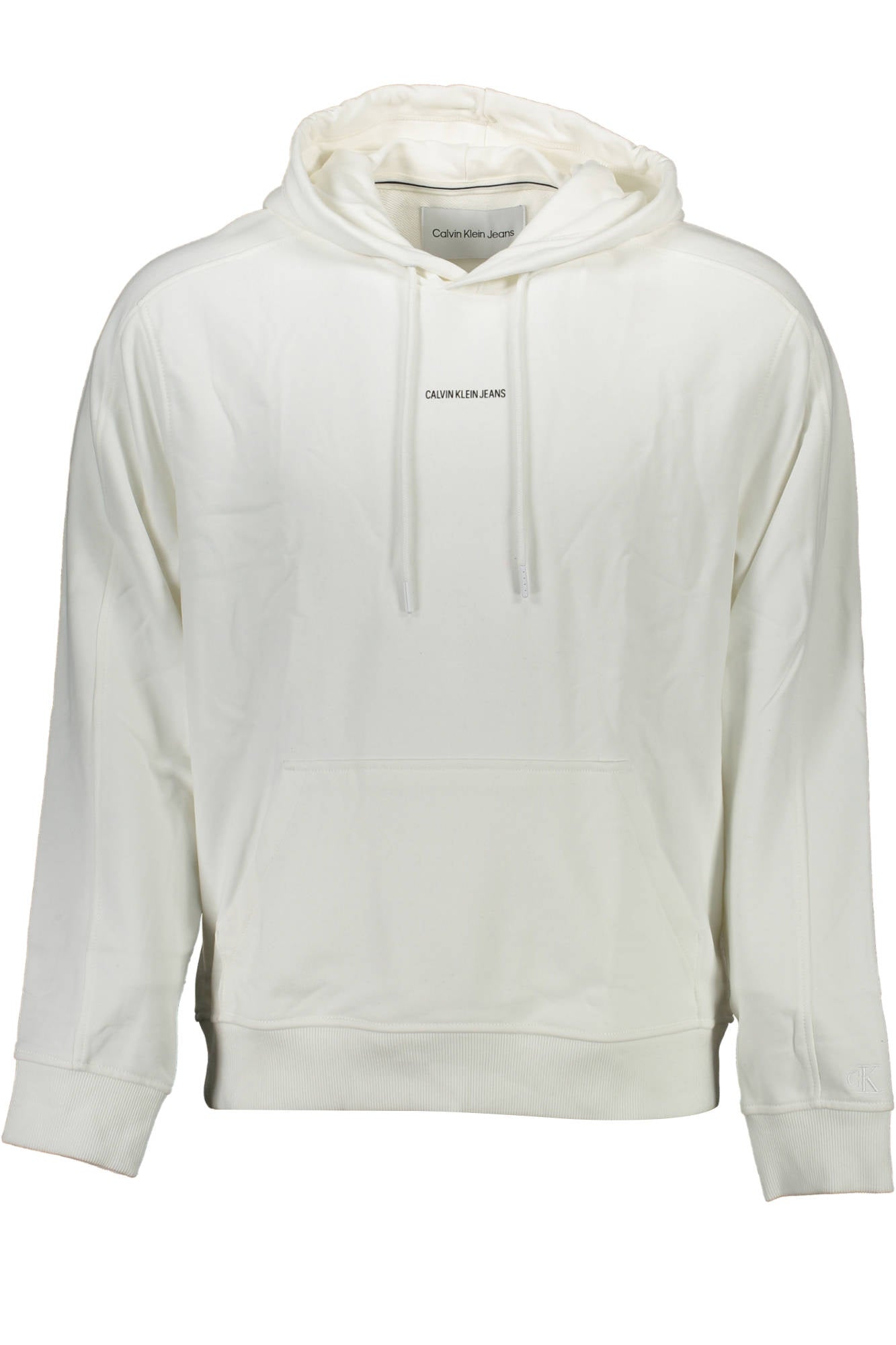 CALVIN KLEIN FELPA SENZA ZIP UOMO BIANCO-0