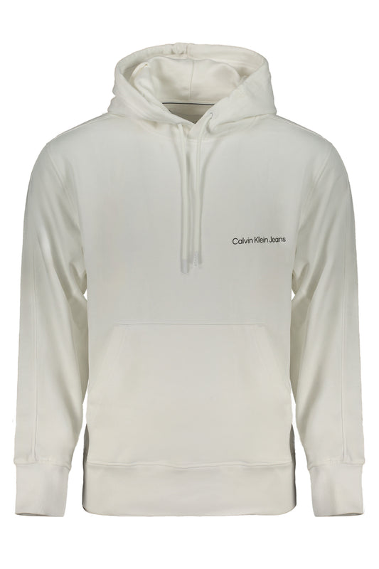 CALVIN KLEIN FELPA SENZA ZIP UOMO BIANCO-0