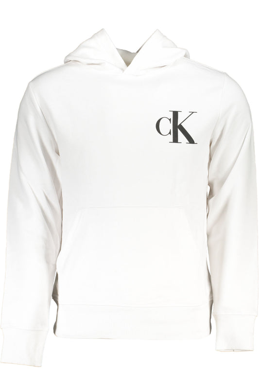 CALVIN KLEIN FELPA SENZA ZIP UOMO BIANCO-0