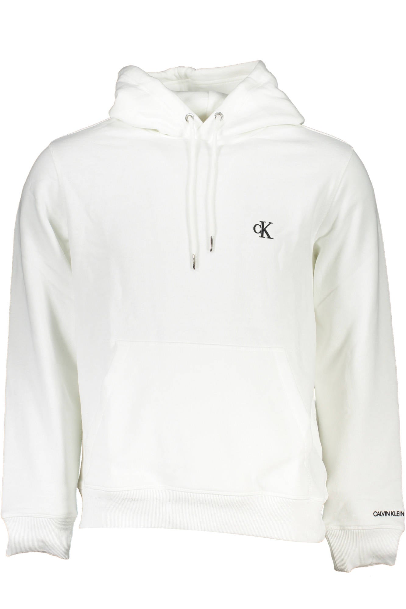 CALVIN KLEIN FELPA SENZA ZIP UOMO BIANCO-0