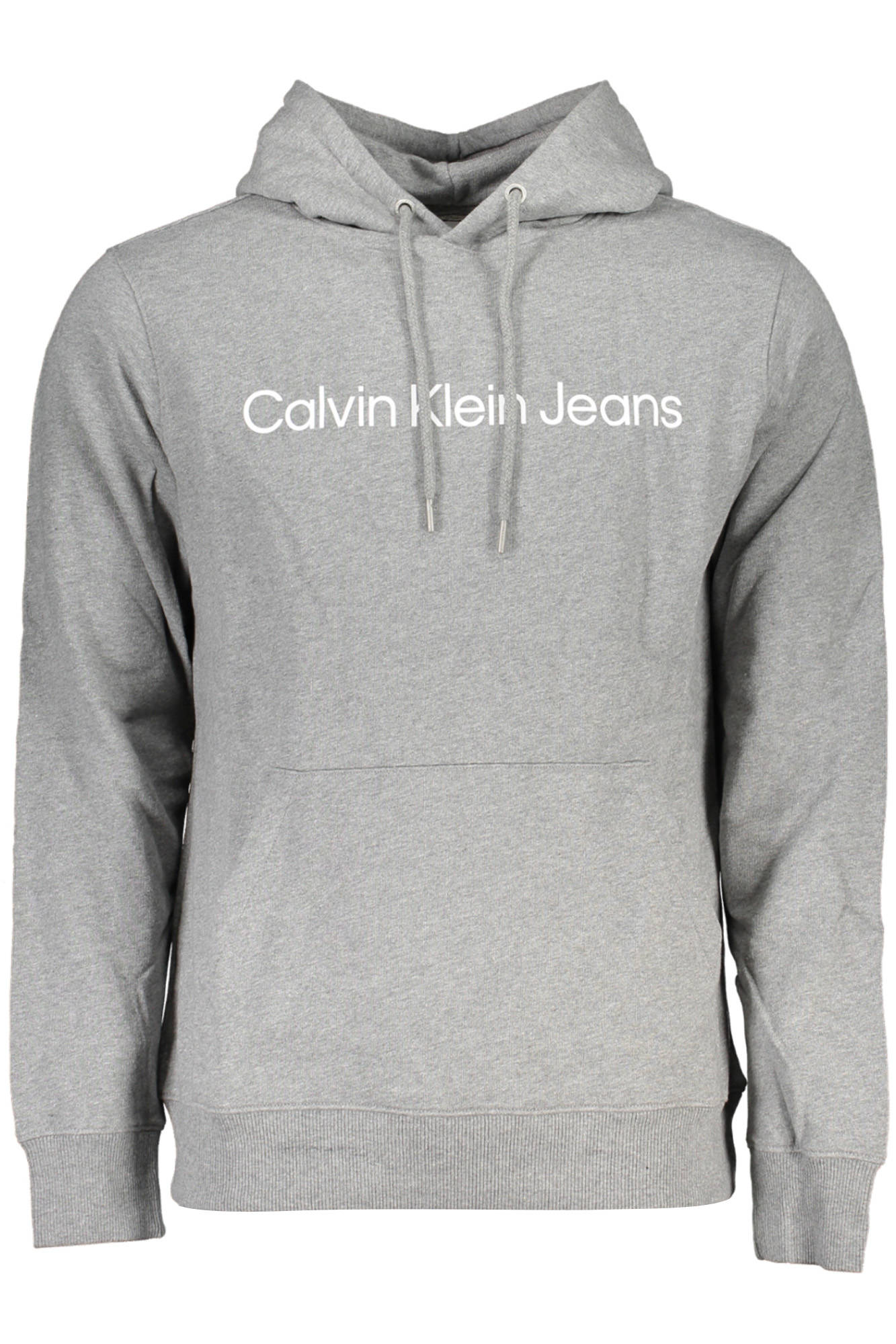 CALVIN KLEIN FELPA SENZA ZIP UOMO GRIGIO-0