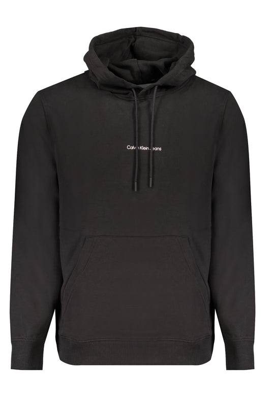 CALVIN KLEIN FELPA SENZA ZIP UOMO NERO-0