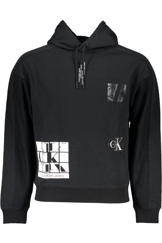 CALVIN KLEIN FELPA SENZA ZIP UOMO NERO-0