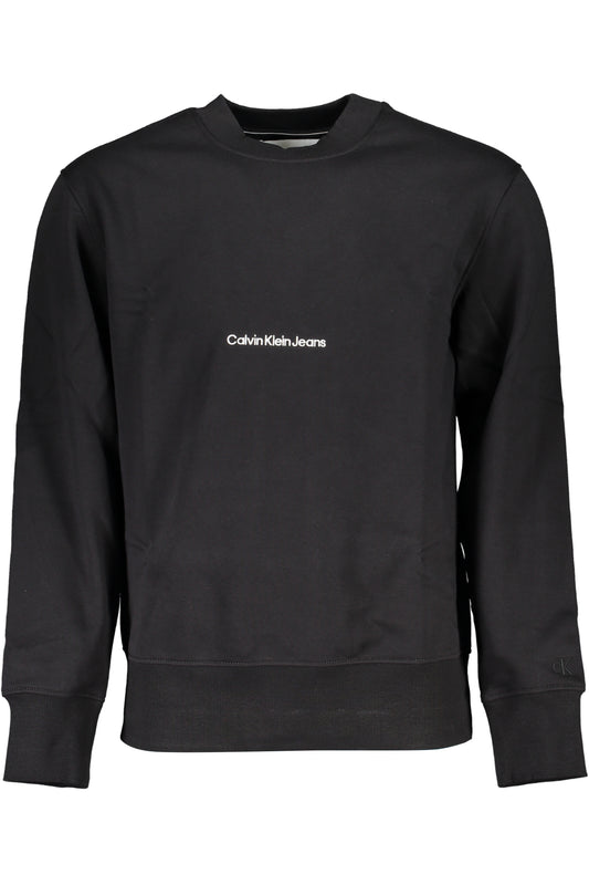 CALVIN KLEIN FELPA SENZA ZIP UOMO NERO-0