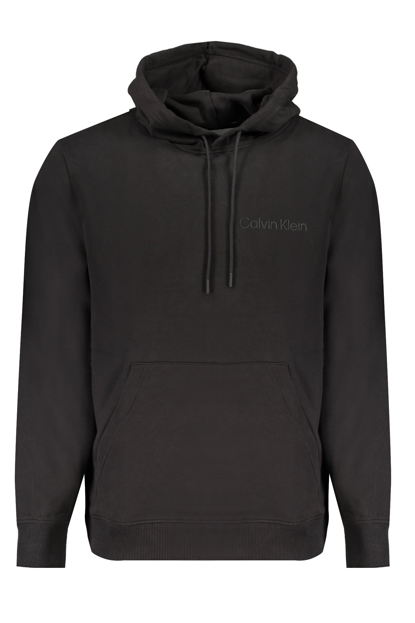 CALVIN KLEIN FELPA SENZA ZIP UOMO NERO-0