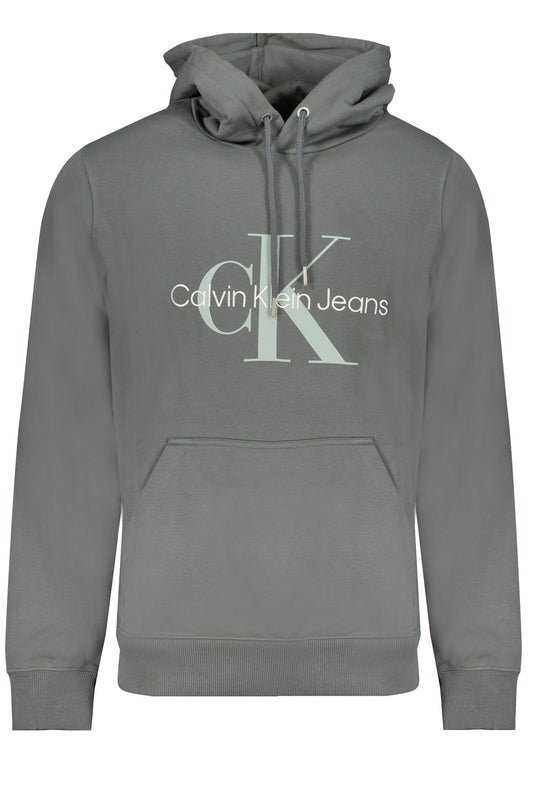 CALVIN KLEIN FELPA SENZA ZIP UOMO VERDE-0