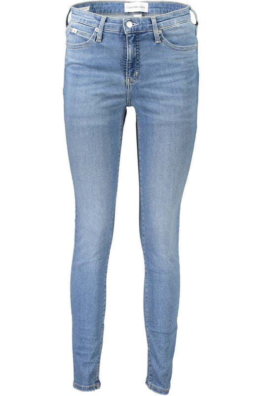 CALVIN KLEIN JEANS DENIM DONNA AZZURRO-0