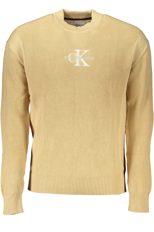 CALVIN KLEIN MAGLIA UOMO BEIGE-0