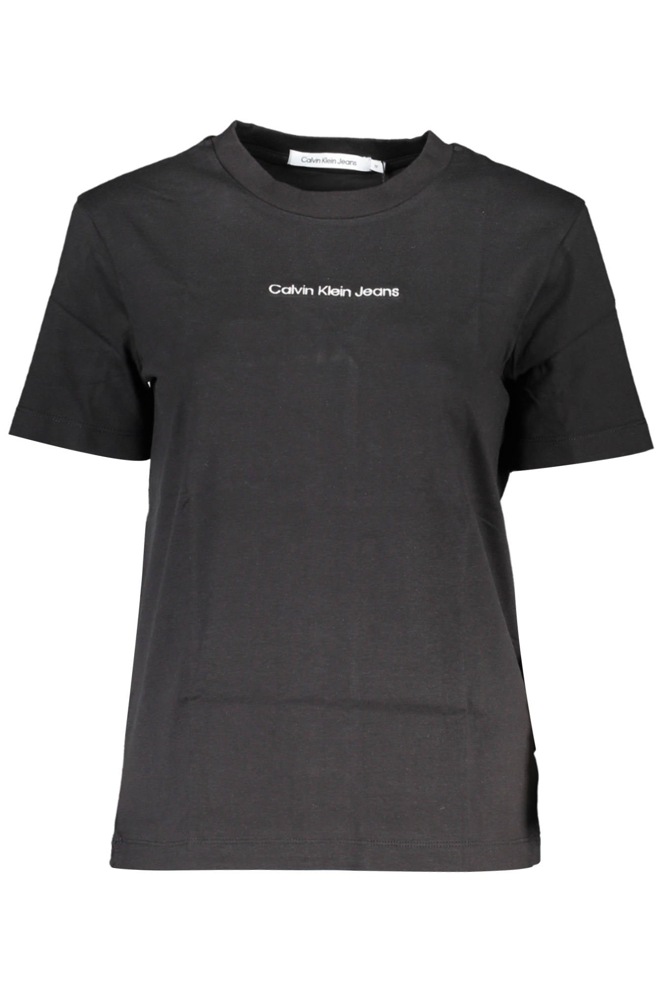 CALVIN KLEIN T-SHIRT MANICHE CORTE DONNA NERO-0