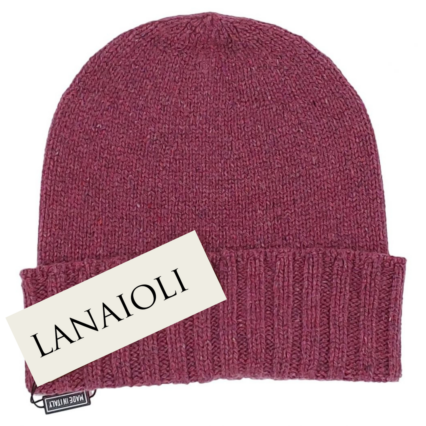 Cappello Donna Bordo a Coste Cashmere Rigenerato-11