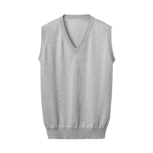 Gilet Uomo Puro Cashmere scollo a V-1