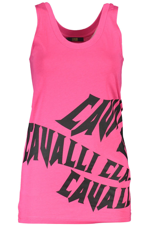 CAVALLI CLASS CANOTTA DONNA ROSA-0