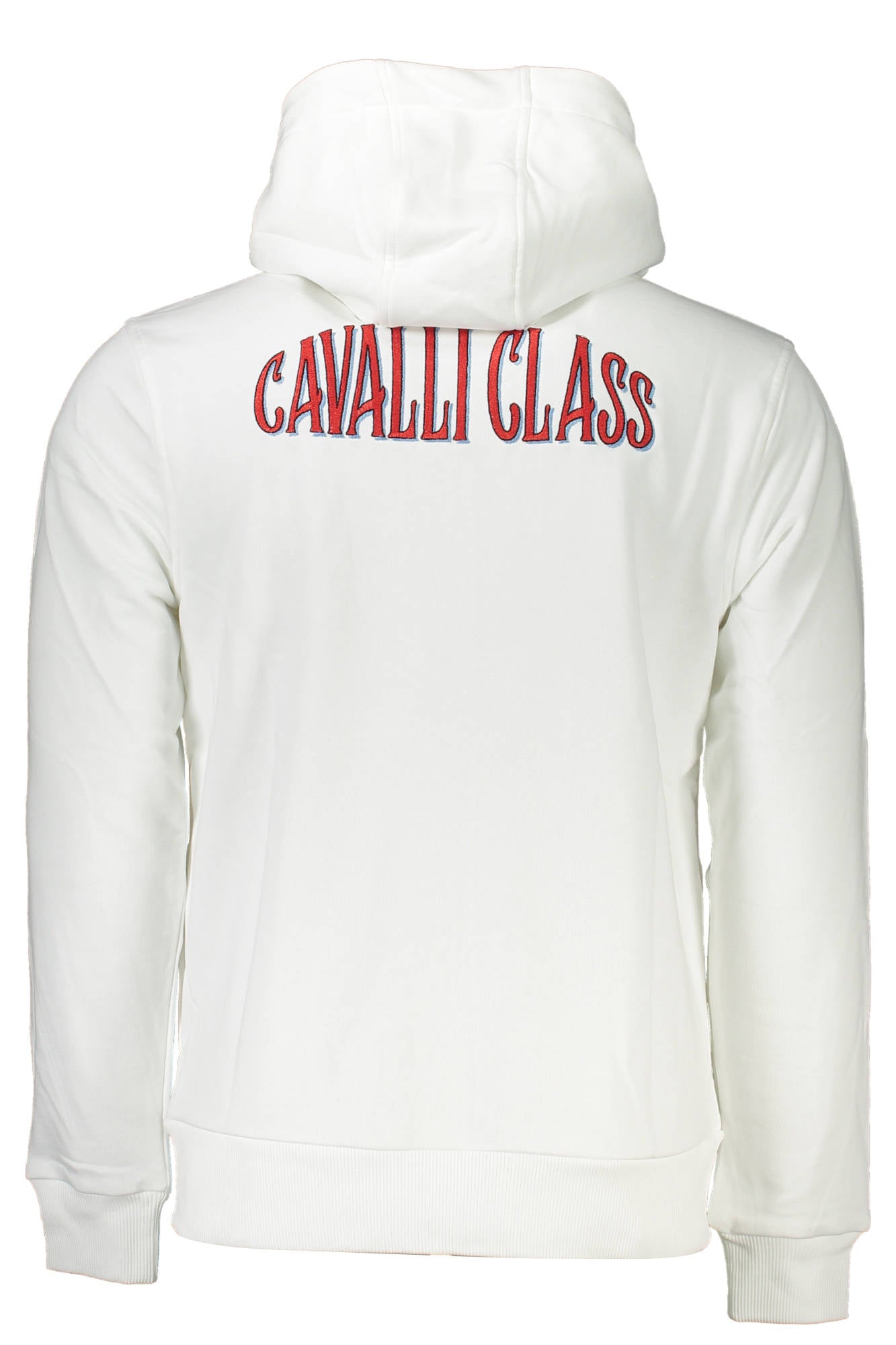 CAVALLI CLASS FELPA CON ZIP UOMO BIANCO-1