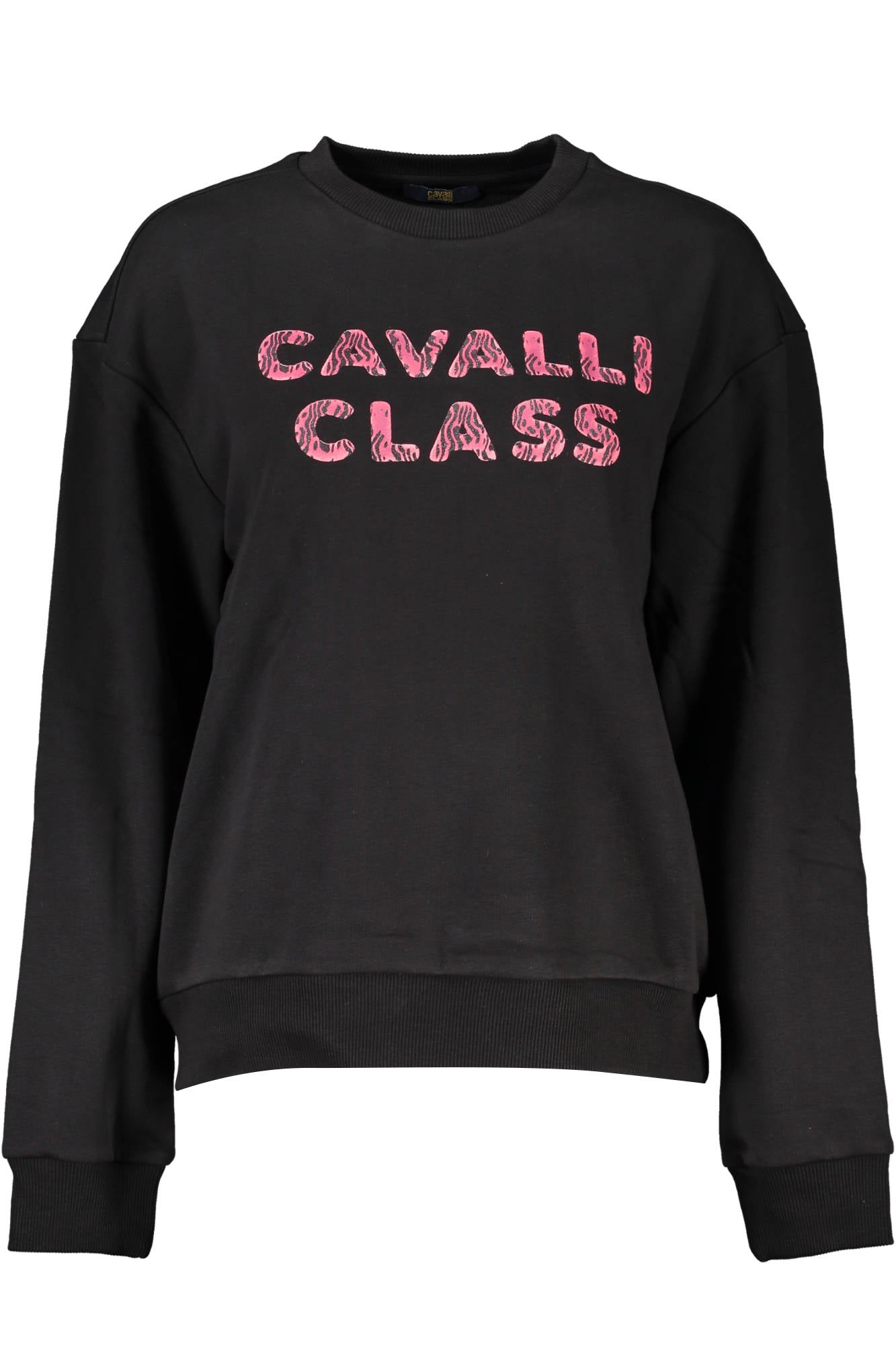 CAVALLI CLASS FELPA SENZA ZIP DONNA NERO-0