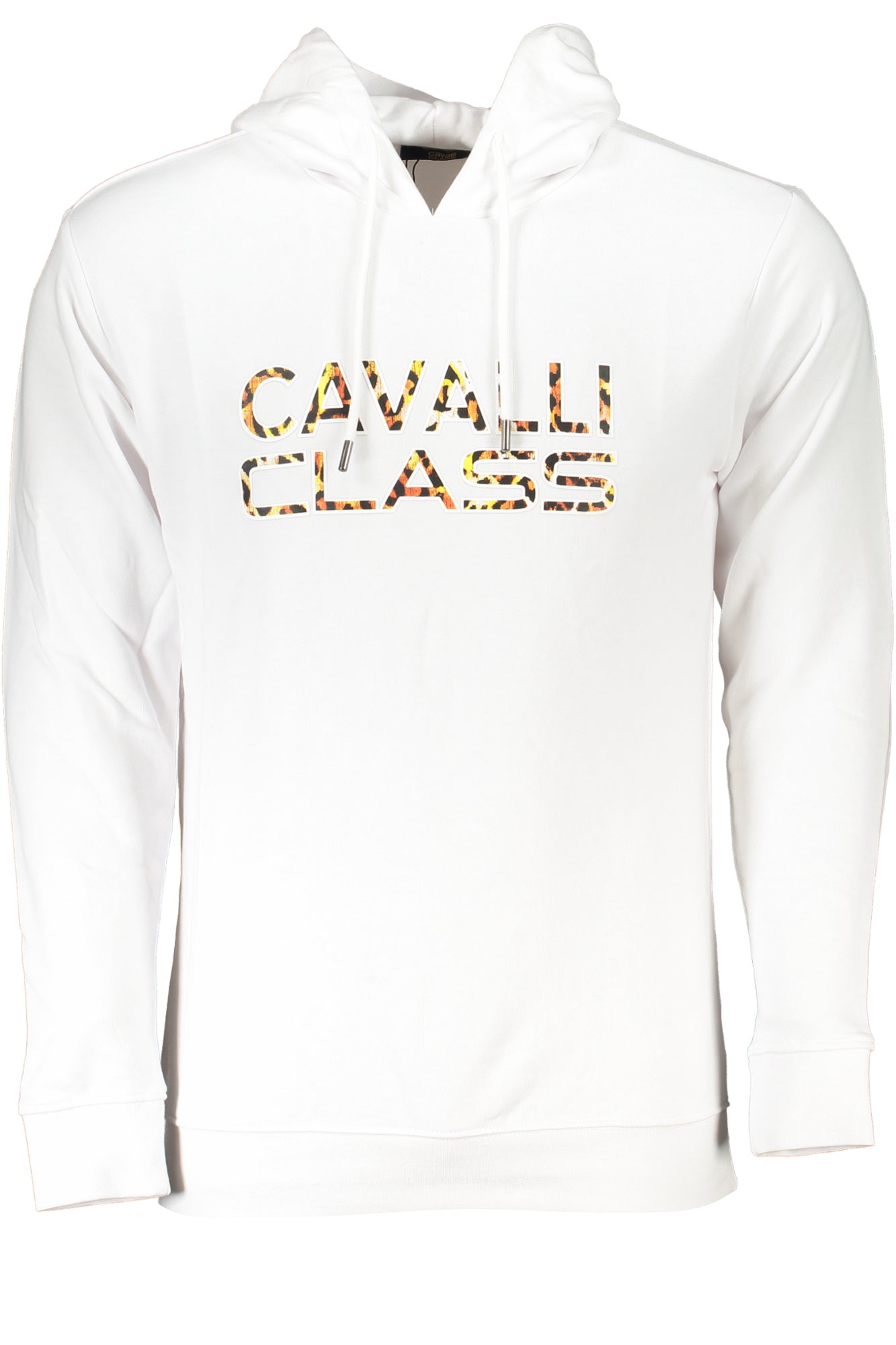 CAVALLI CLASS FELPA SENZA ZIP UOMO BIANCO-0