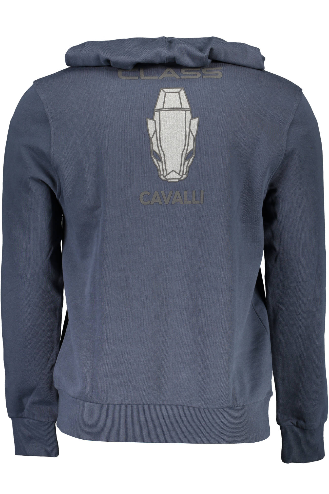 CAVALLI CLASS FELPA SENZA ZIP UOMO BLU-1