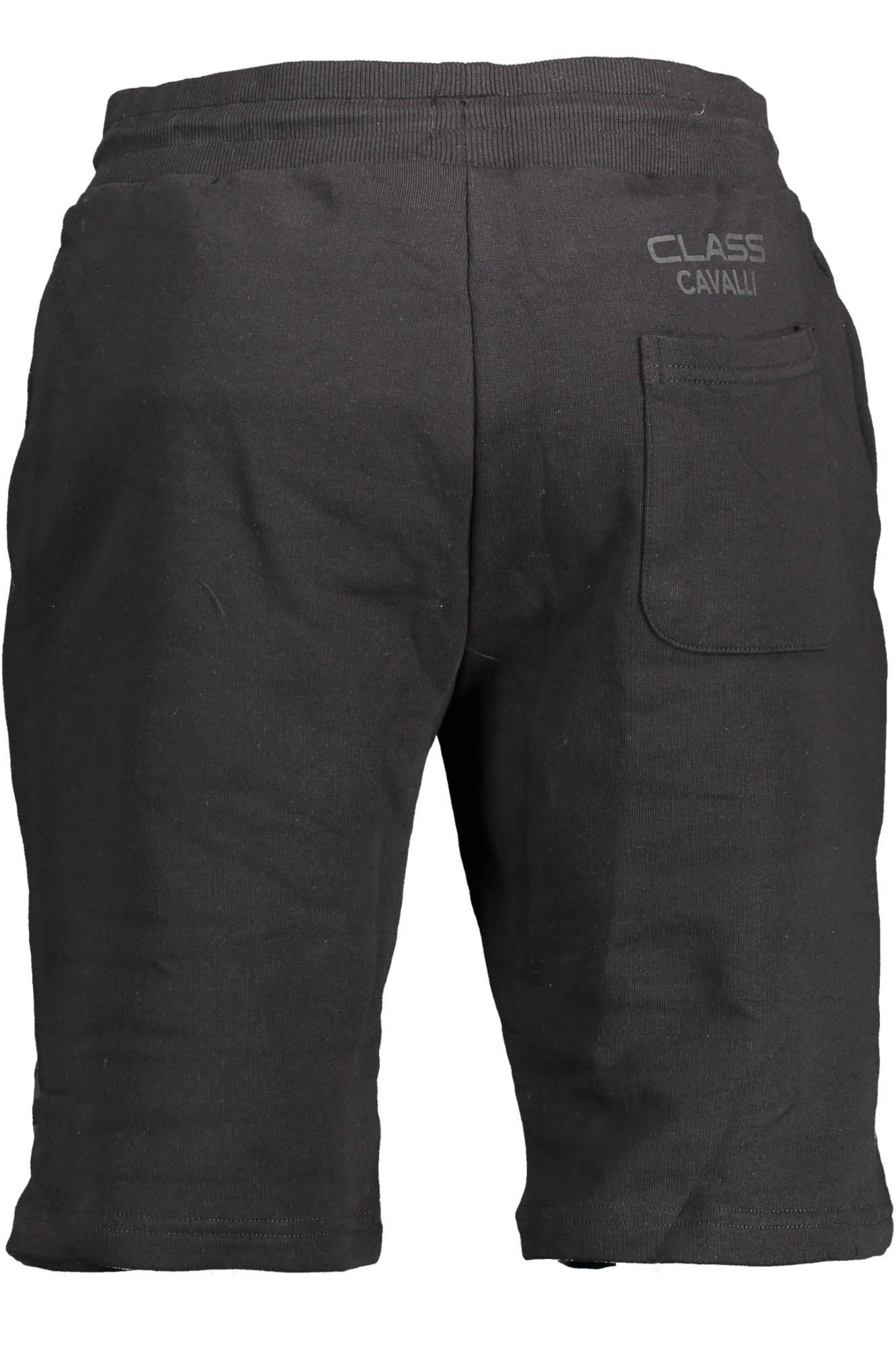 CAVALLI CLASS PANTALONE BERMUDA UOMO NERO-1