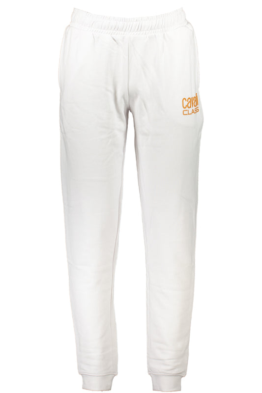 CAVALLI CLASS PANTALONE UOMO BIANCO-0