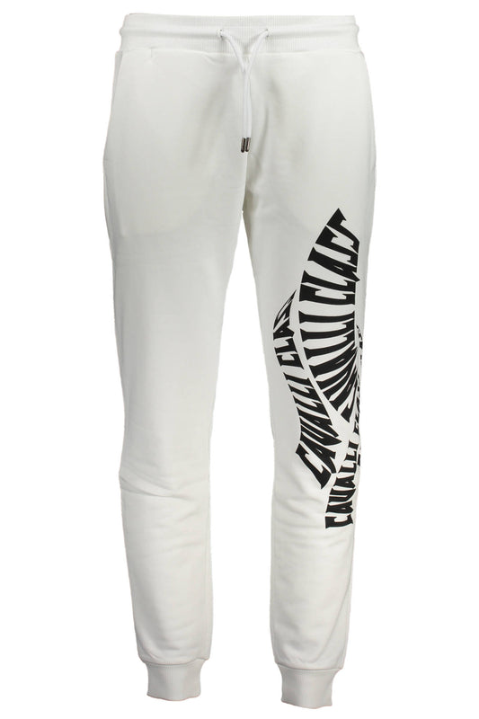 CAVALLI CLASS PANTALONE UOMO BIANCO-0