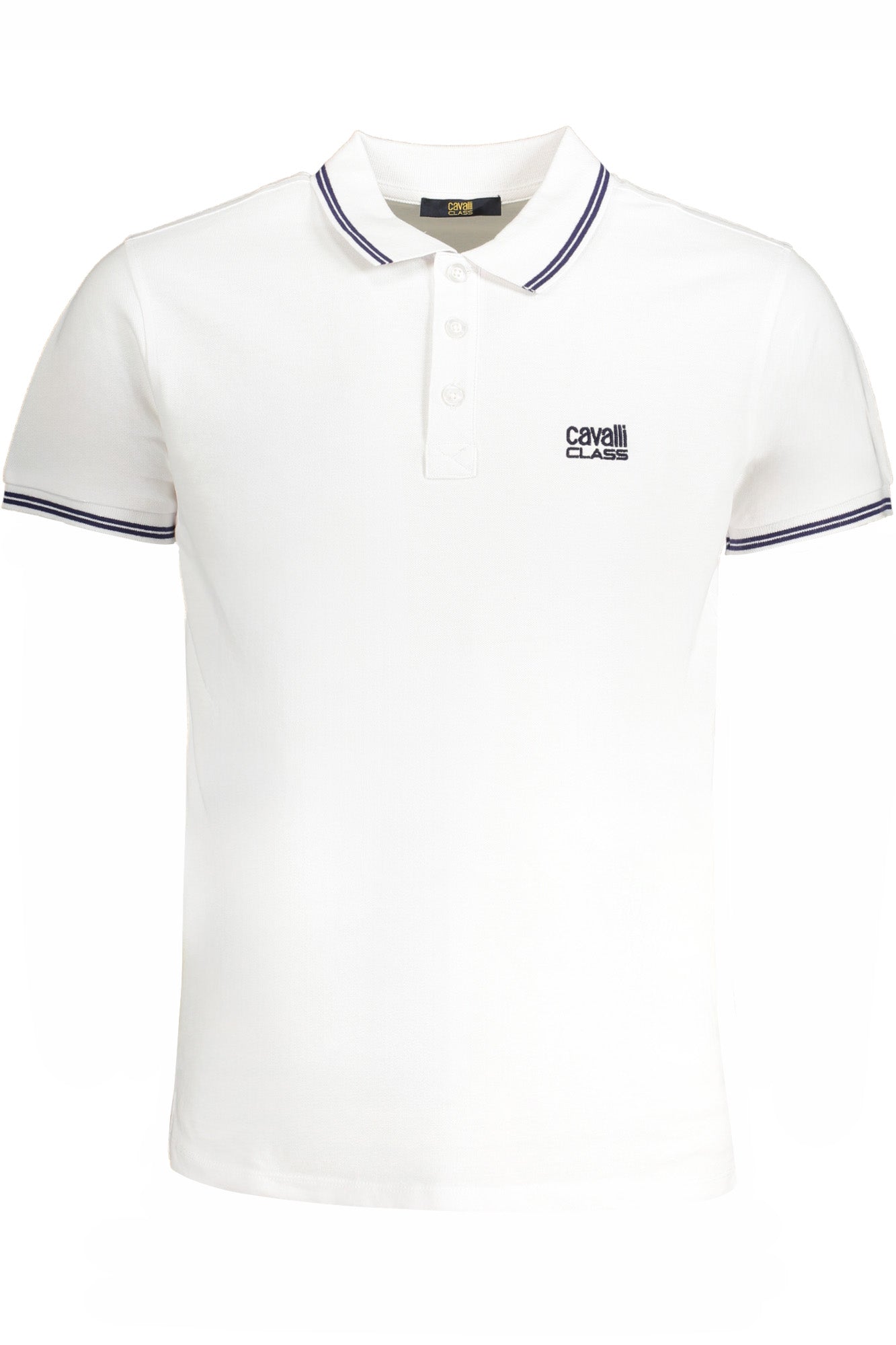 CAVALLI CLASS POLO MANICHE CORTE UOMO BIANCO-0