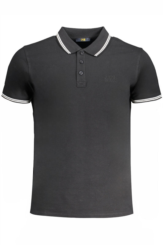 CAVALLI CLASS POLO MANICHE CORTE UOMO NERO-0