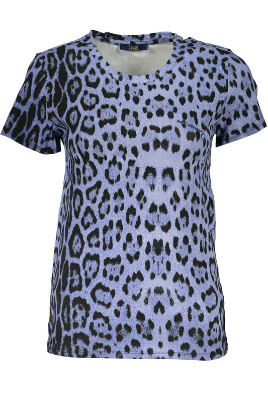 CAVALLI CLASS T-SHIRT MANICHE CORTE DONNA AZZURRO-0