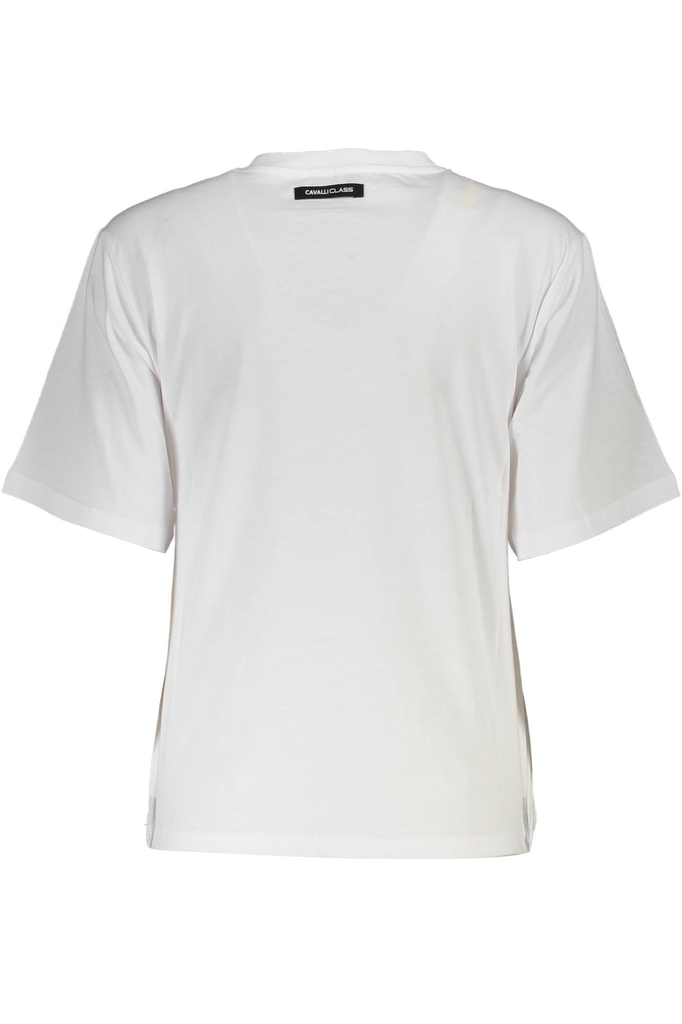 CAVALLI CLASS T-SHIRT MANICHE CORTE DONNA BIANCO-1