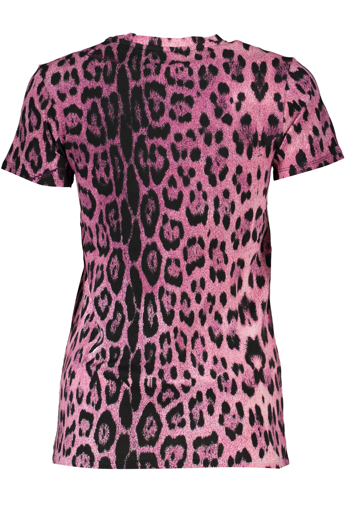 CAVALLI CLASS T-SHIRT MANICHE CORTE DONNA ROSA-1