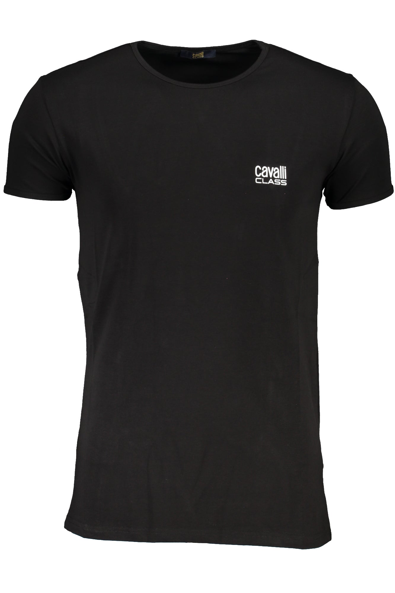 CAVALLI CLASS T-SHIRT MANICHE CORTE UOMO NERO-0