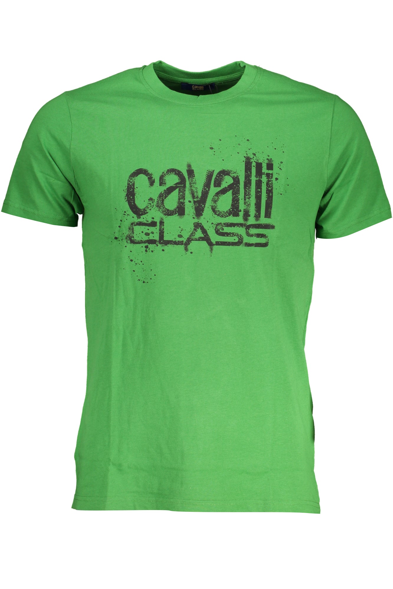 CAVALLI CLASS T-SHIRT MANICHE CORTE UOMO VERDE-0