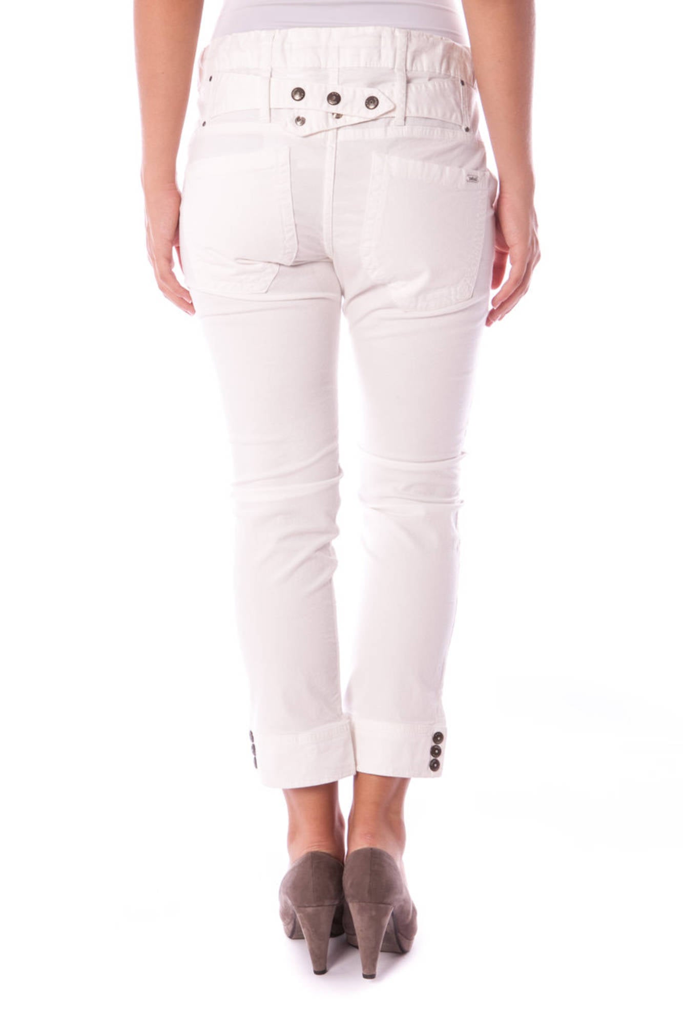 COLCCI PANTALONE PESCATORA DONNA BIANCO-1