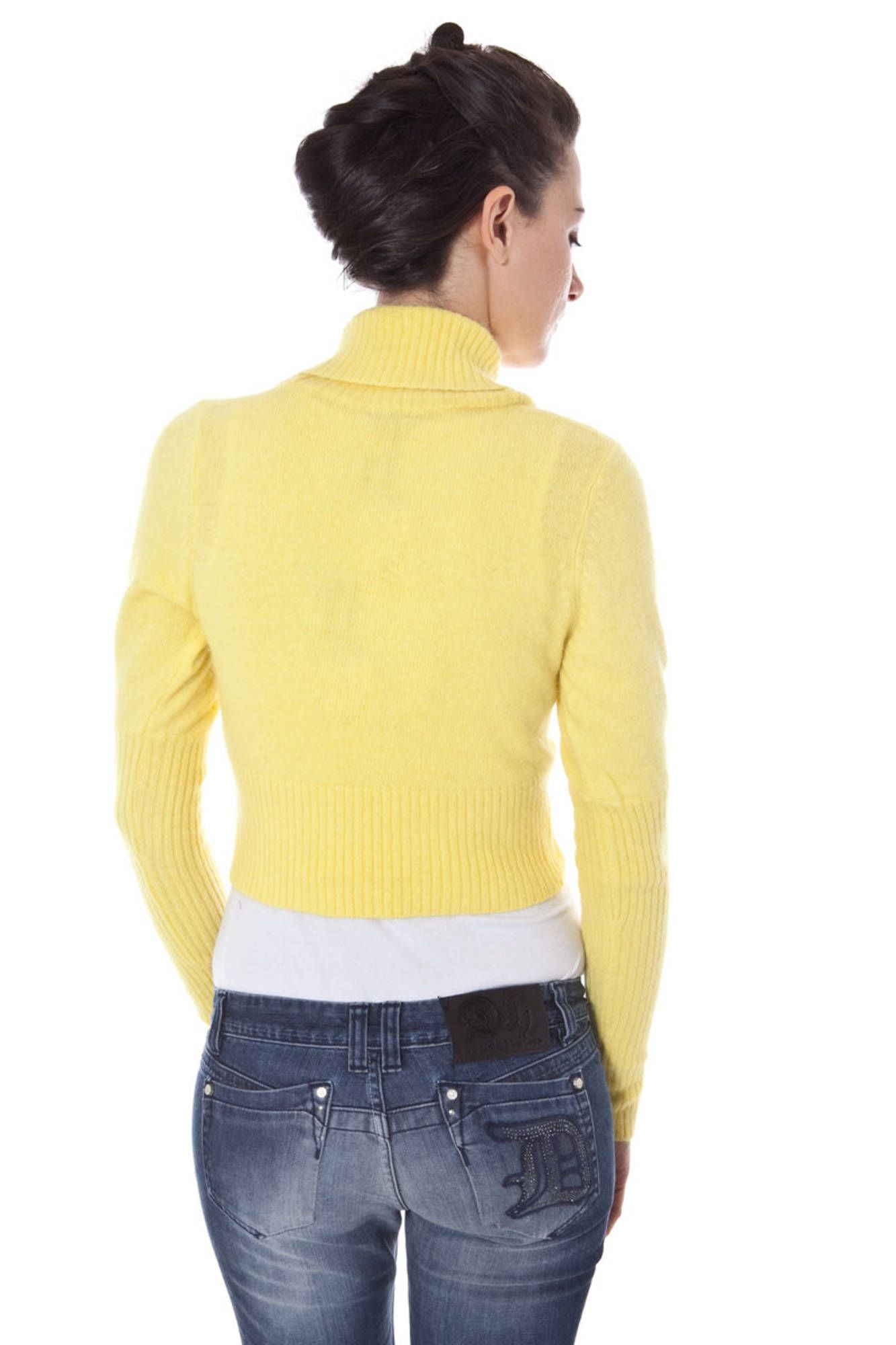 DATCH COPRISPALLE MANICHE LUNGHE DONNA GIALLO-1