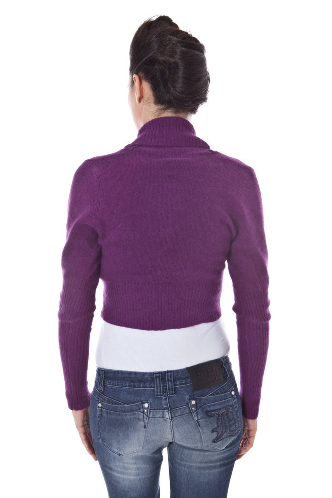 DATCH COPRISPALLE MANICHE LUNGHE DONNA VIOLA-1