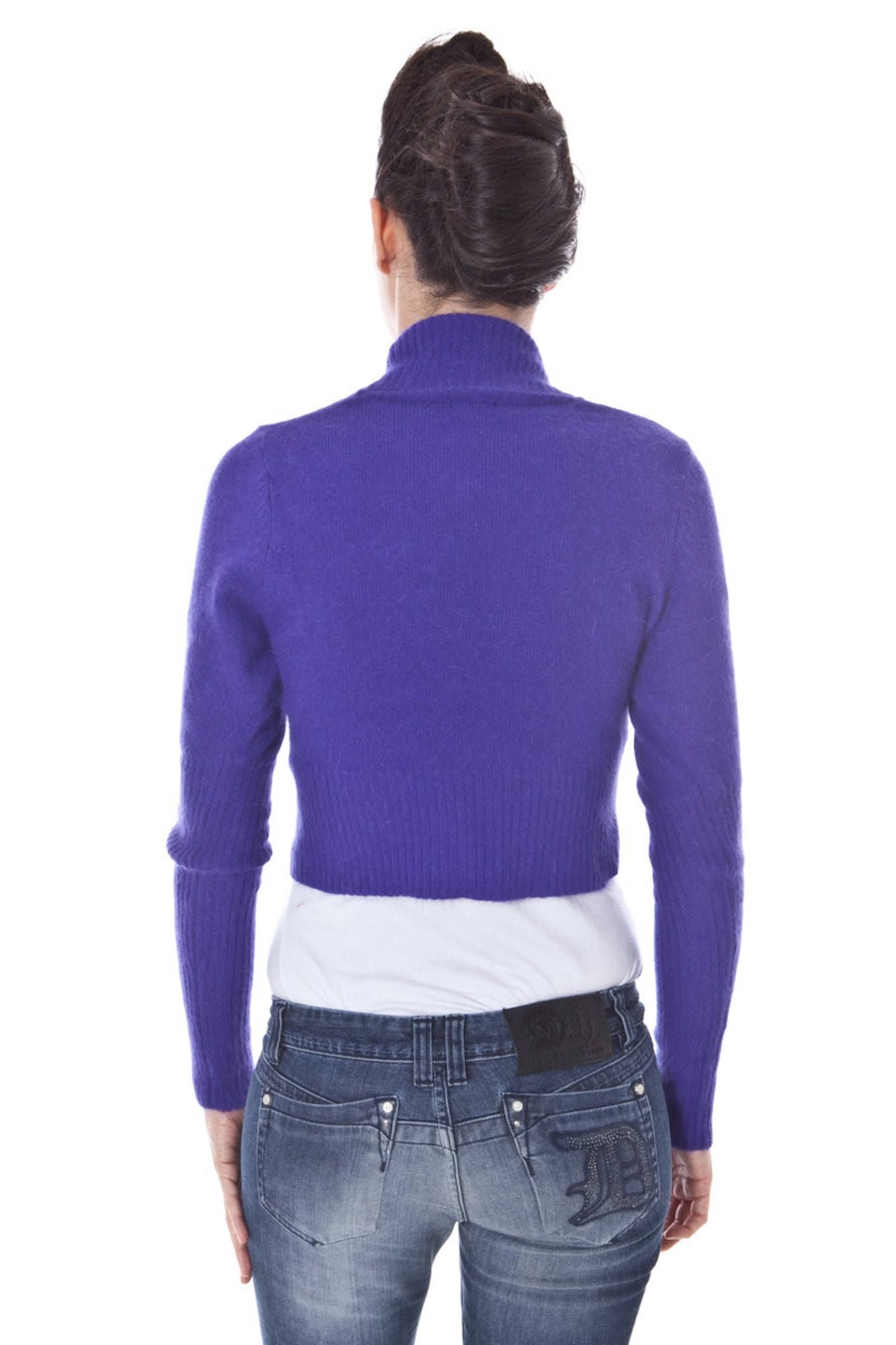 DATCH COPRISPALLE MANICHE LUNGHE DONNA VIOLA-1