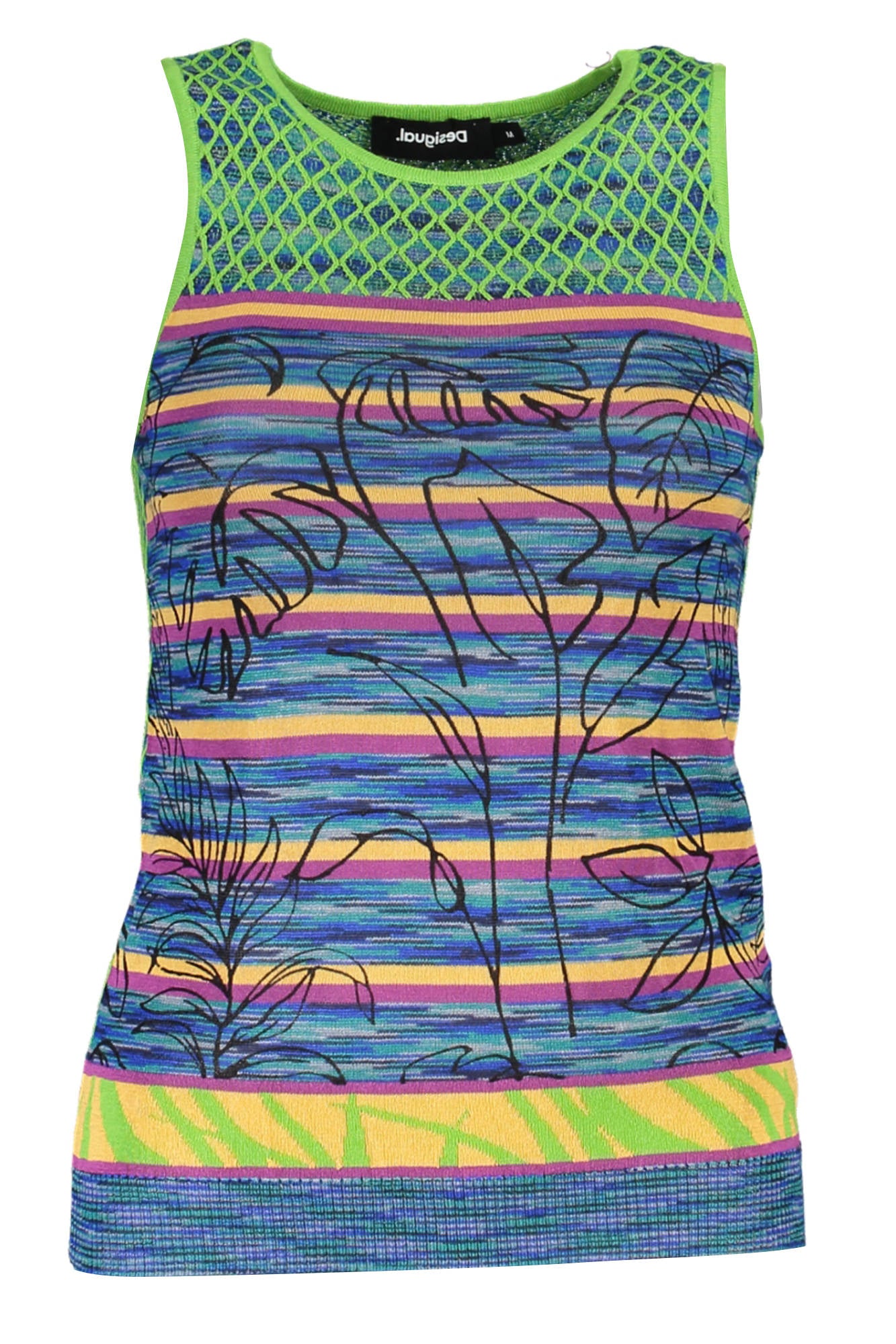 DESIGUAL CANOTTA DONNA VERDE-0